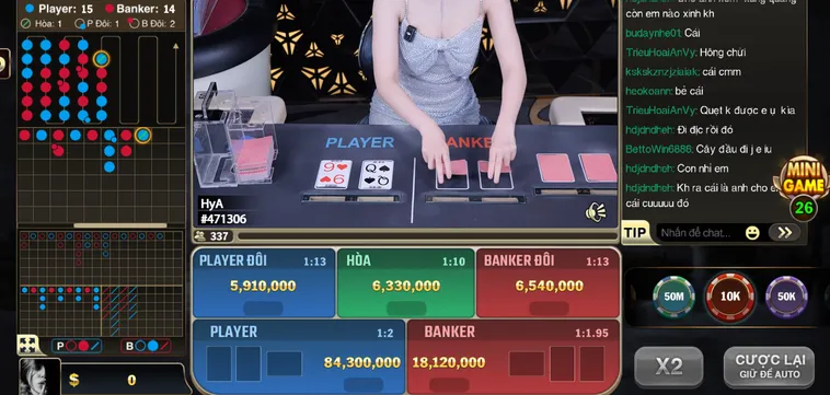 Baccarat BigWin Livestream Tại B52 Club Đặt Cược Realtime Nhận Thưởng Lớn