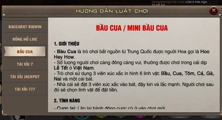 Casino Bầu Cua Tại B52 Club Trò Chơi Dân Gian Đổi Thưởng Đẳng Cấp