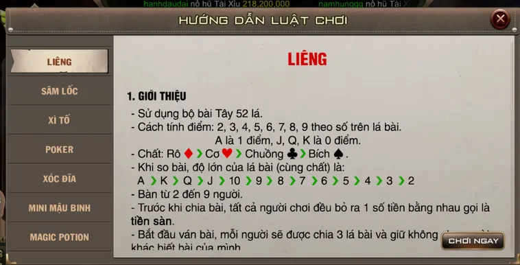 Chơi Liêng Tại B52 Club Đổi Thưởng Cực Nhanh Nhận Quà Lớn