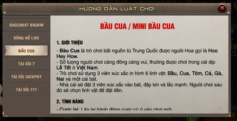 Minigame Mini Bầu Cua Tại B52 Club Lắc Nhanh Thắng Lớn Mỗi Ngày