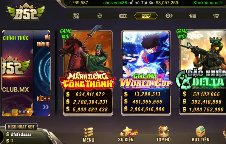 Săn Hũ Nổ Hũ B52 Club Nhận Jackpot Lên Đến Hàng Tỷ Đồng