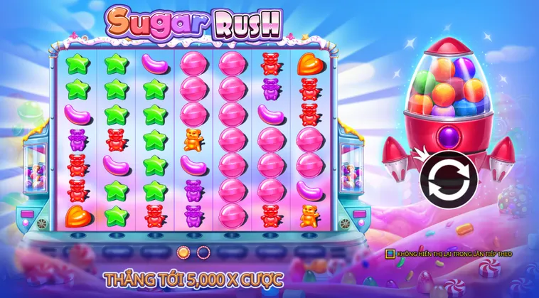 Nổ Hũ Sugar Rush Tại B52 Club Nhận Thưởng Ngọt Ngào Tới 50 Triệu