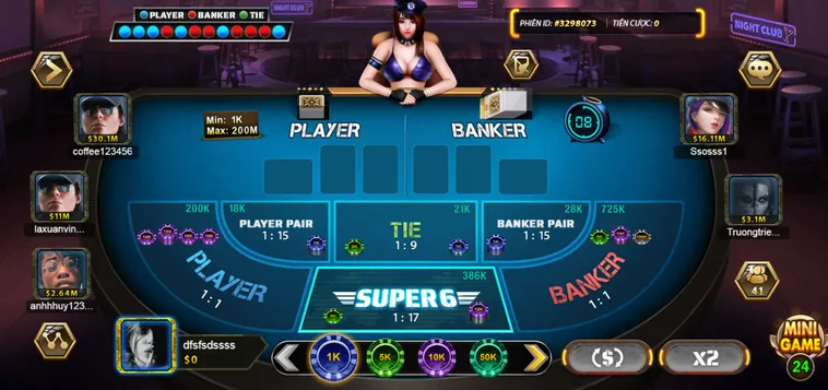 Chơi Super Baccarat 6 Tại B52 Club Nhận Thưởng Cực Khủng