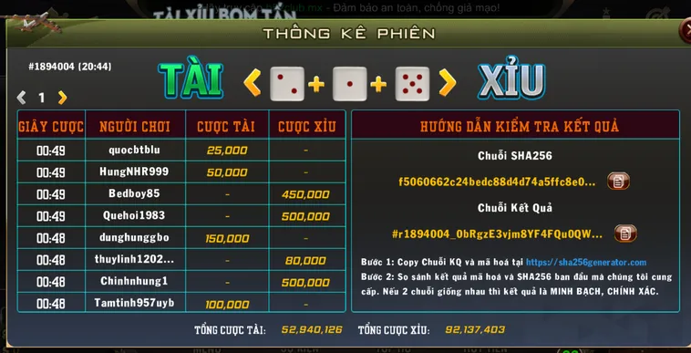 Casino Tài Xỉu Tại B52 Club Trải Nghiệm Công Bằng Thắng Lớn Mỗi Ngày