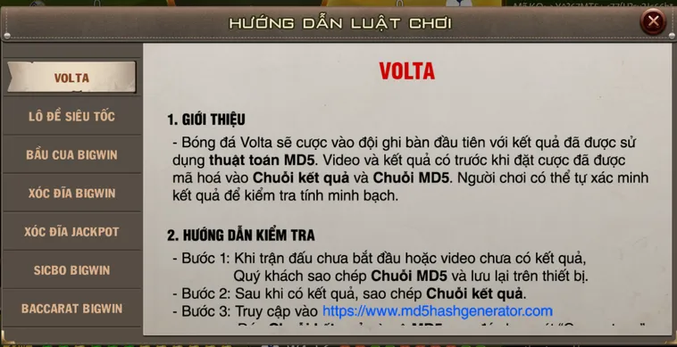 Bóng Đá Volta MD5 Tại B52 Club Trải Nghiệm Cá Cược Thể Thao Đẳng Cấp