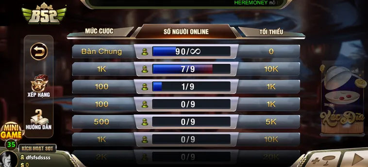 Sòng Bài Casino Xóc Đĩa Tại B52 Club Đổi Thưởng Xanh Chín Nhất 2026